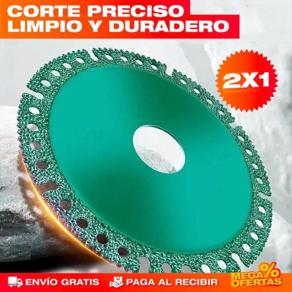 PROMO 2X1 DISCO DE CORTE DE DIAMANTE (ENVIO GRATIS PAGA EN CASA)
