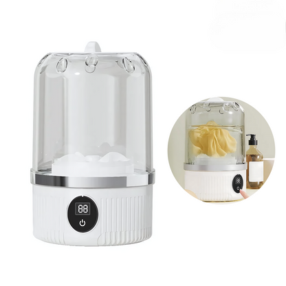 Mini Lavadora Portátil Más higiene, menos esfuerzo y ahorro real en cada lavado
