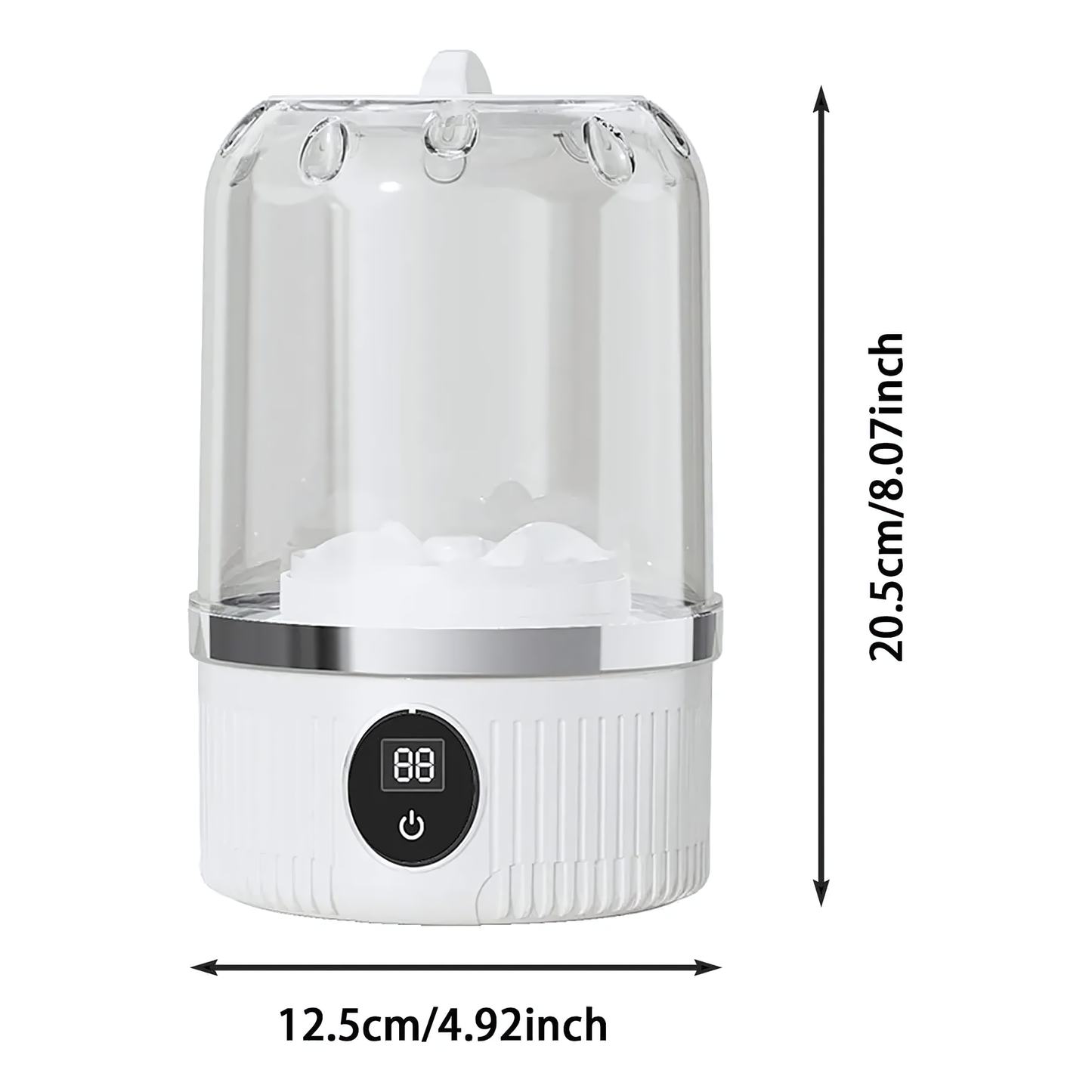 Mini Lavadora Portátil Más higiene, menos esfuerzo y ahorro real en cada lavado
