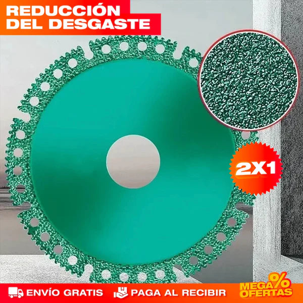 PROMO 2X1 DISCO DE CORTE DE DIAMANTE (ENVIO GRATIS PAGA EN CASA)