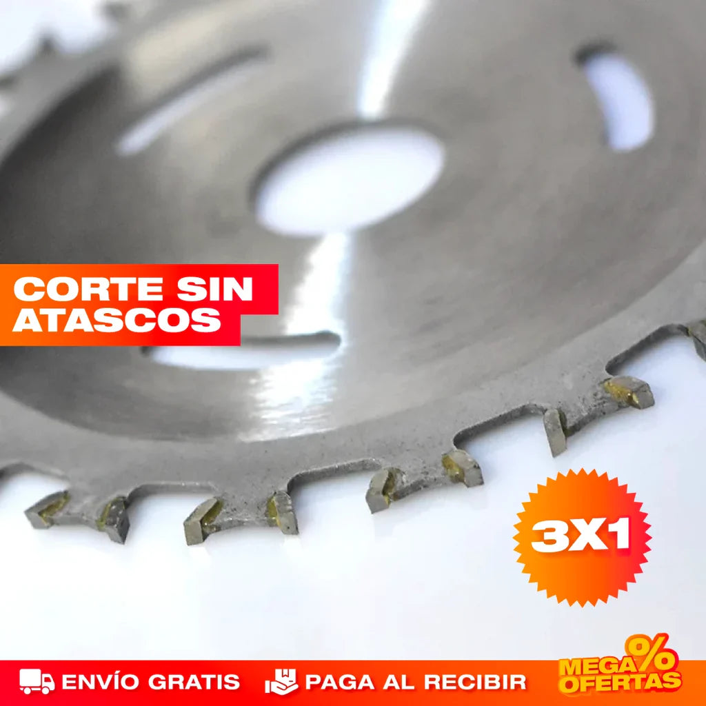 PROMO 3X1 DISCO POWER SIERRA DOBLA CARA (ENVIO GRATIS PAGA EN CASA)