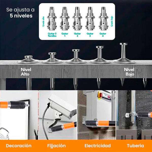 Pistola Remachadora de Alta Presión (Envio Gratis y Clavos de Regalo)🎁