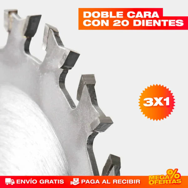 PROMO 3X1 DISCO POWER SIERRA DOBLA CARA (ENVIO GRATIS PAGA EN CASA)