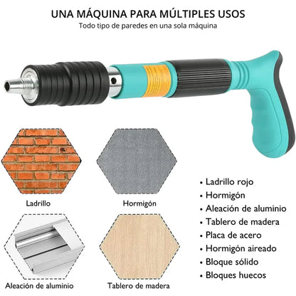 Pistola Remachadora de Alta Presión (Envio Gratis y Clavos de Regalo)🎁