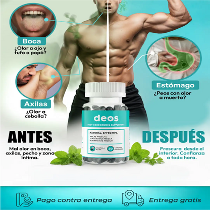 DEOS™ Suplemento Desodorante Interno (ENVIO GRATIS PAGA EN CASA)