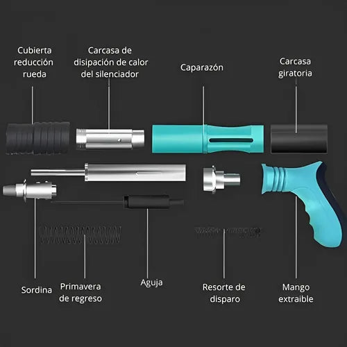 Pistola Remachadora de Alta Presión (Envio Gratis y Clavos de Regalo)🎁