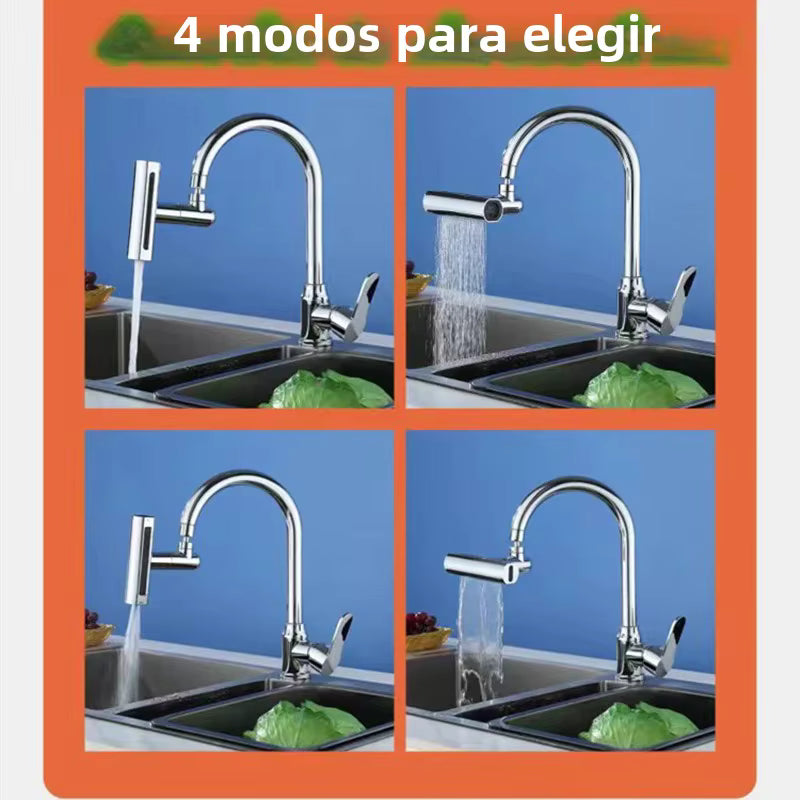 GRIFO DE COCINA 360° 4 EN 1 – LIMPIEZA POTENTE (ENVIO GRATIS PAGA EN CASA)